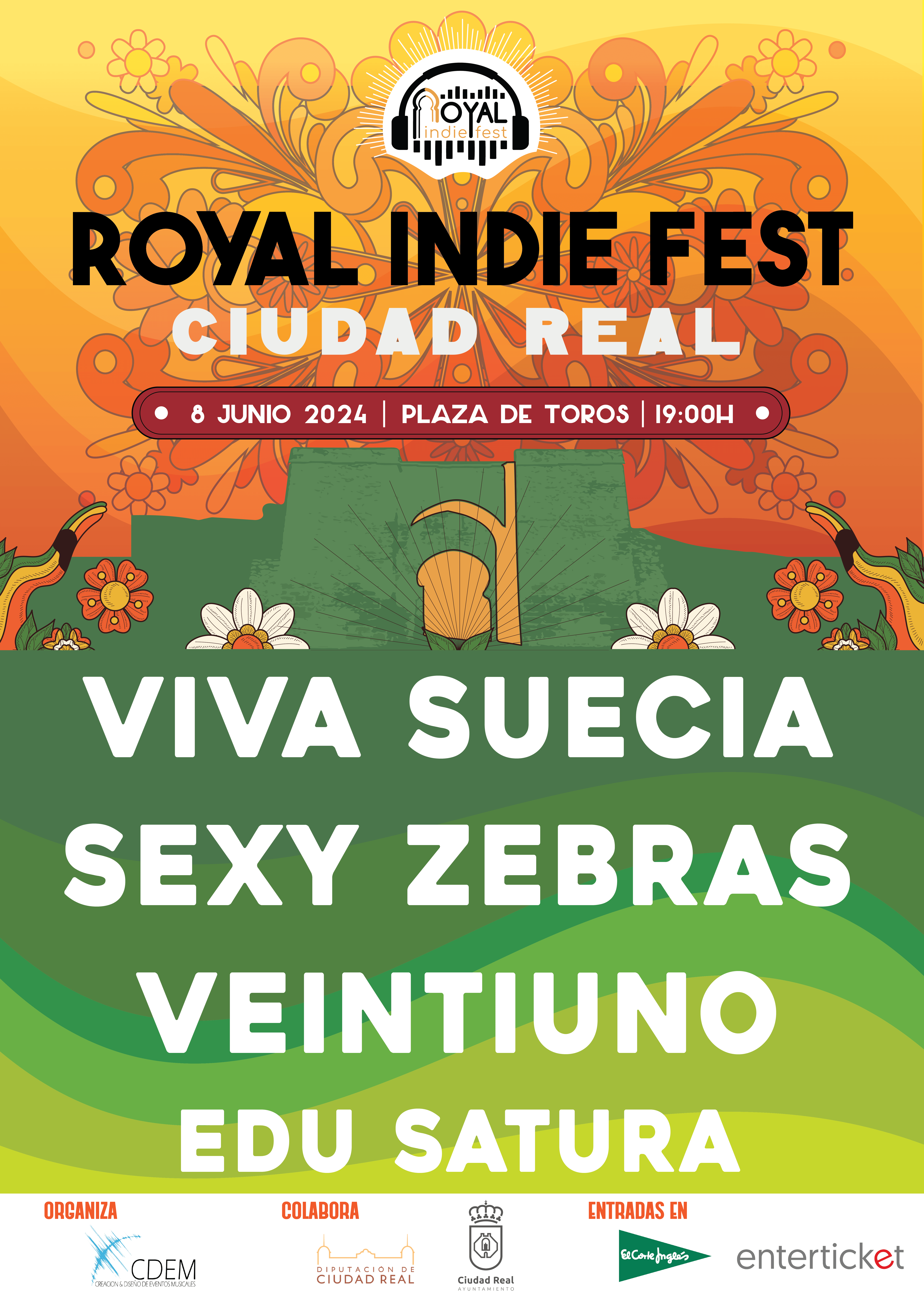 Cartel Royal Indie Fest en Ciudad Real